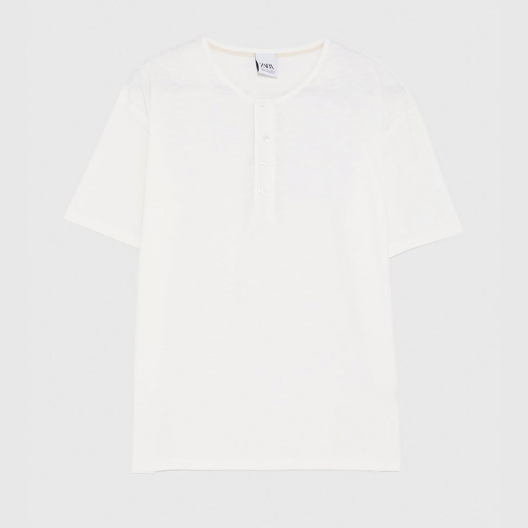 T-Shirt With Buttons - Image 3