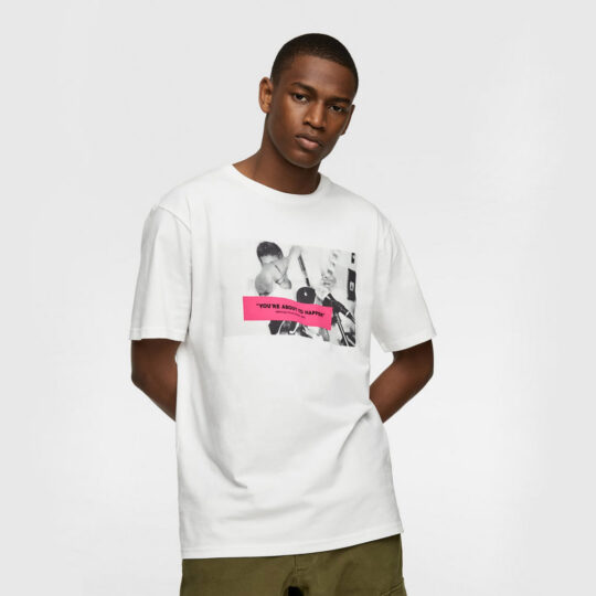 Contrast Print T-shirt